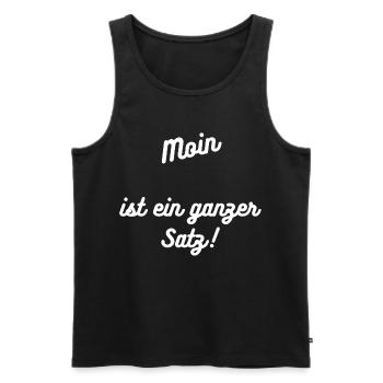 Heimatliebe Nord - Männer Premium Bio Tank Top - Schwarz - Vorne - Michal (187cm)