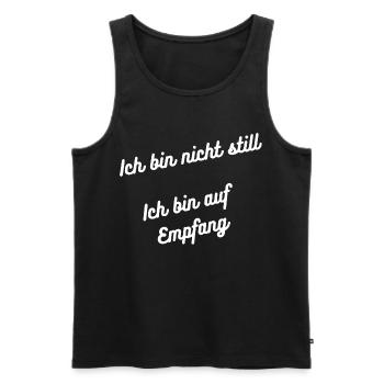 Heimatliebe Nord - Männer Premium Bio Tank Top - Schwarz - Vorne - Michal (187cm)