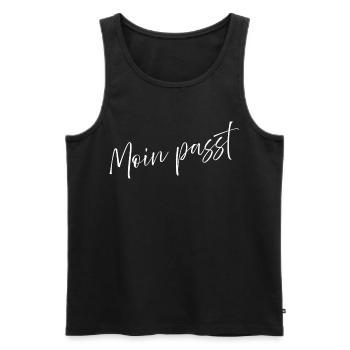 Heimatliebe Nord - Männer Premium Bio Tank Top - Schwarz - Vorne - Michal (187cm)