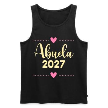Baby 2017, spanische Großmutter - Männer Premium Bio Tank Top - Schwarz - Vorne - Michal (187cm)