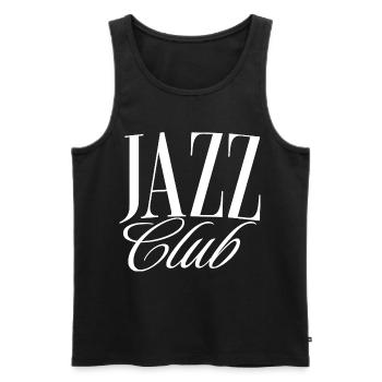 Jazz Club - Débardeur bio Premium Homme - noir - Devant - Michal (187cm)