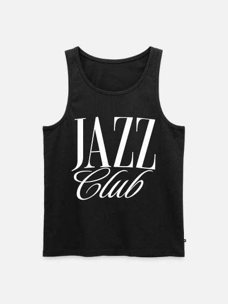 Jazz Club - Men's Premium Organic Tank Top - black