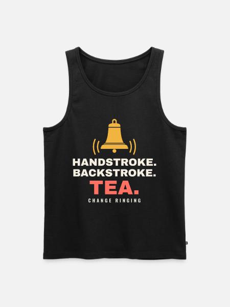 Handschwimmen Rückenschwimmen Tee - Männer Premium Bio Tank Top - Schwarz