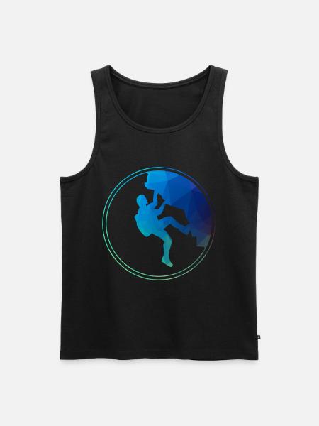 Climbing Climbers - Men's Premium Organic Tank Top - black