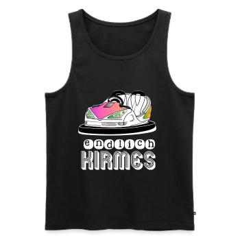 Endlich Kirmes Schausteller Boxauto Kirmesfans - Männer Premium Bio Tank Top - Schwarz - Vorne - AI Model Male 178 light (178cm)