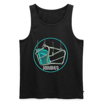 Kirmes Fan fair Rummel Karusell godel - Men's Premium Organic Tank Top - black - Front - AI Model Male 178 light (178cm)