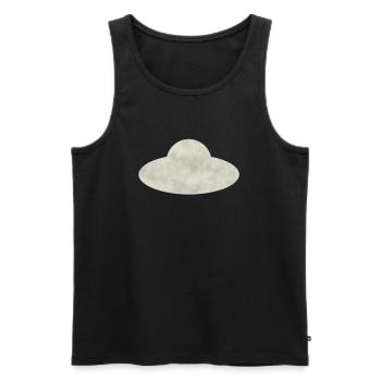 Ufo - Männer Premium Bio Tank Top - Schwarz - Vorne - Michal (187cm)