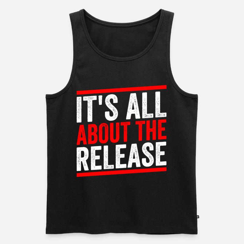 Loslassen Axtwerfen Liebhaber Experte Axtwerfer - Männer Premium Bio Tank Top - Schwarz