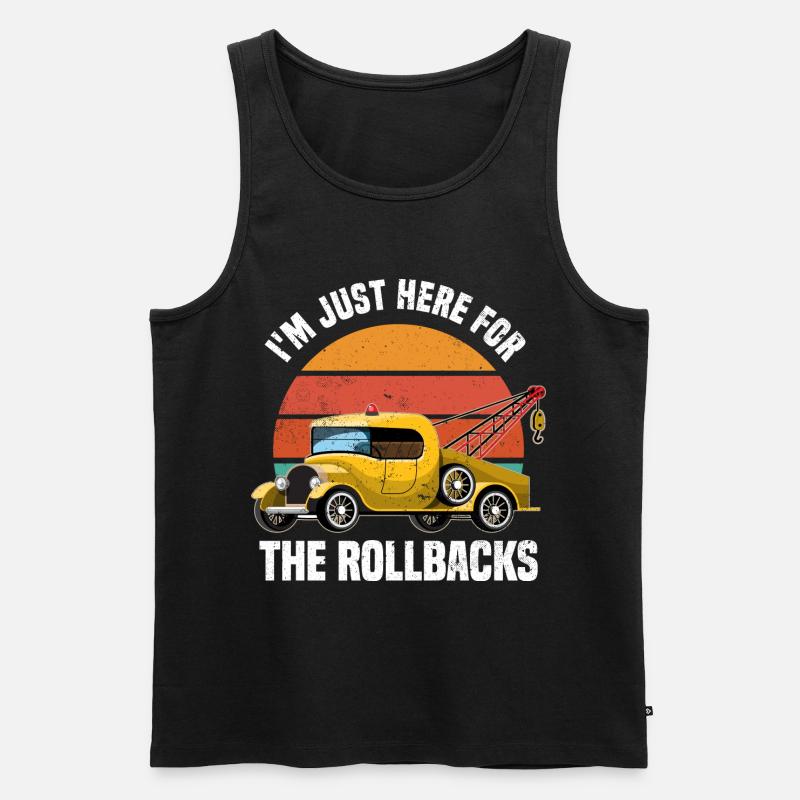 Abschleppwagen | Abschlepper Auto Panne Geschenke - Männer Premium Bio Tank Top - Schwarz
