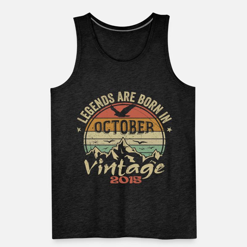 Awesome Since October 2015 - October 2015 Gift Men's Premium Organic Tank Top