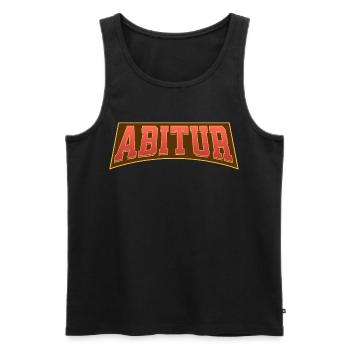 School leaving examination - Men's Premium Organic Tank Top - black - Front - Michal (187cm)