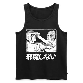 Stören Sie Victoria nicht - Männer Premium Bio Tank Top - Schwarz - Vorne - AI Model Male 178 light (178cm)