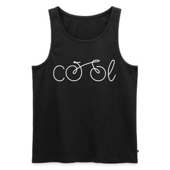 funny bike sayings - Men's Premium Organic Tank Top - black - Front - Michal (187cm)