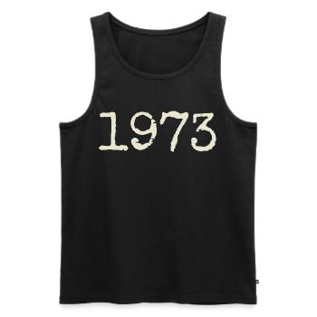 Cadeau Anniversaire 1973 - Génial depuis 1973 - Débardeur bio Premium Homme - noir - Devant - Michal (187cm)