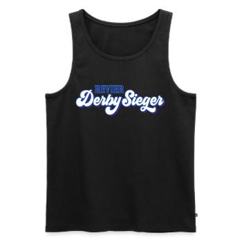 Farben änderbar | Revier Derbysieger - Männer Premium Bio Tank Top - Schwarz - Vorne - AI Model Male 178 light (178cm)