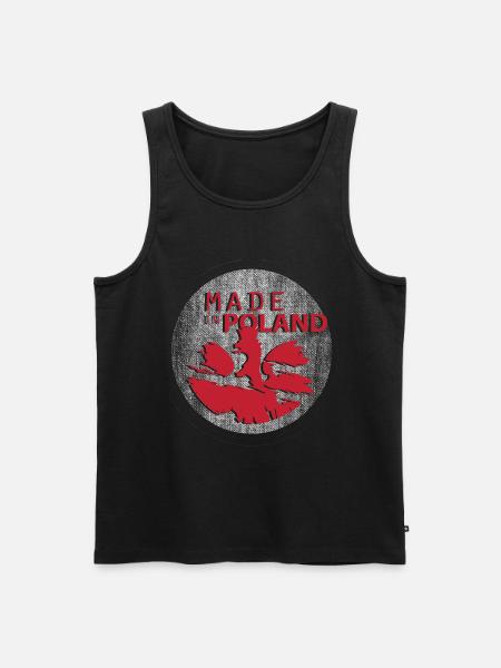 Made in Poland Polen - Men's Premium Organic Tank Top - black