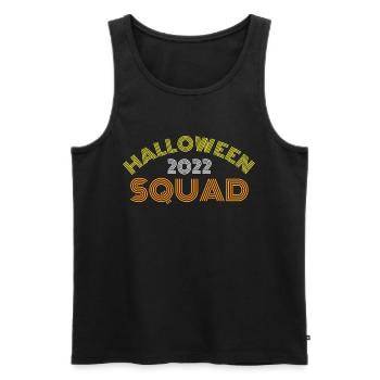 Halloween 2022 Squad - Männer Premium Bio Tank Top - Schwarz - Vorne - AI Model Male 178 light (178cm)