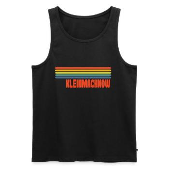 Kleinmachnow - Männer Premium Bio Tank Top - Schwarz - Vorne - Michal (187cm)