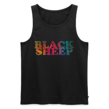 Black Sheep - Men's Premium Organic Tank Top - black - Front - AI Model Male 178 light (178cm)