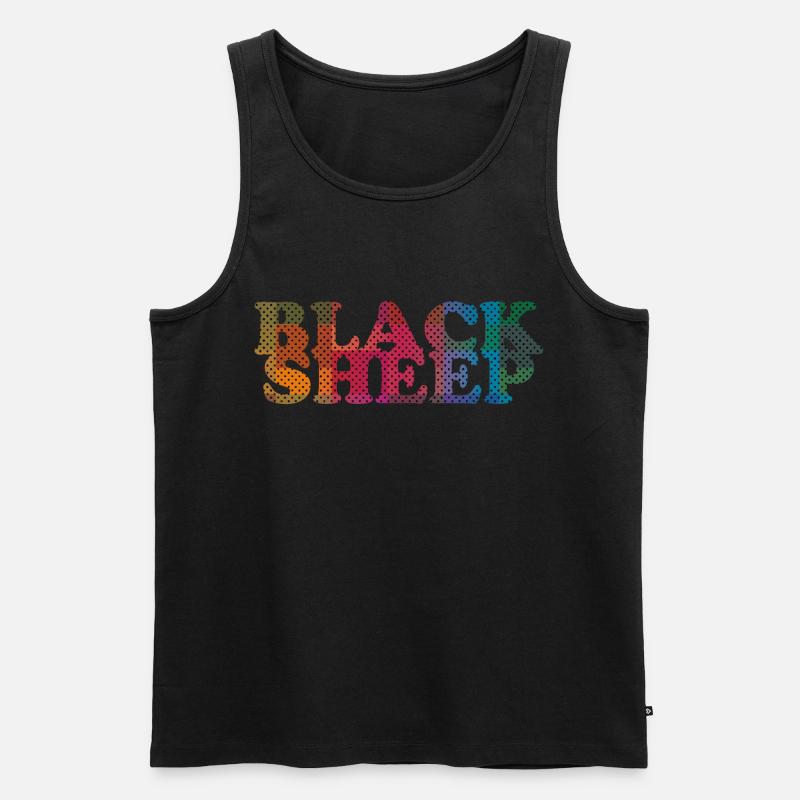Black Sheep - Männer Premium Bio Tank Top - Schwarz