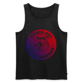 Équipe d’après-ski Bear disant coloré - Débardeur bio Premium Homme - noir - Devant - Michal (187cm)