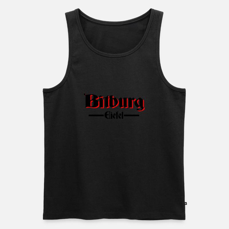 Bitburg - Männer Premium Bio Tank Top - Schwarz