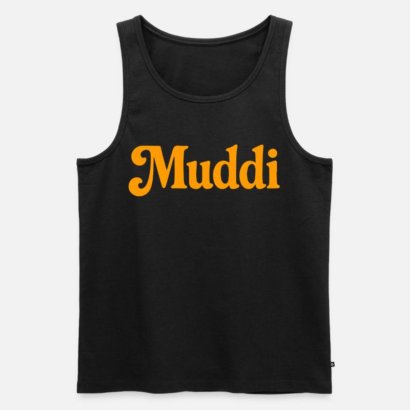 Muddi - Männer Premium Bio Tank Top - Schwarz
