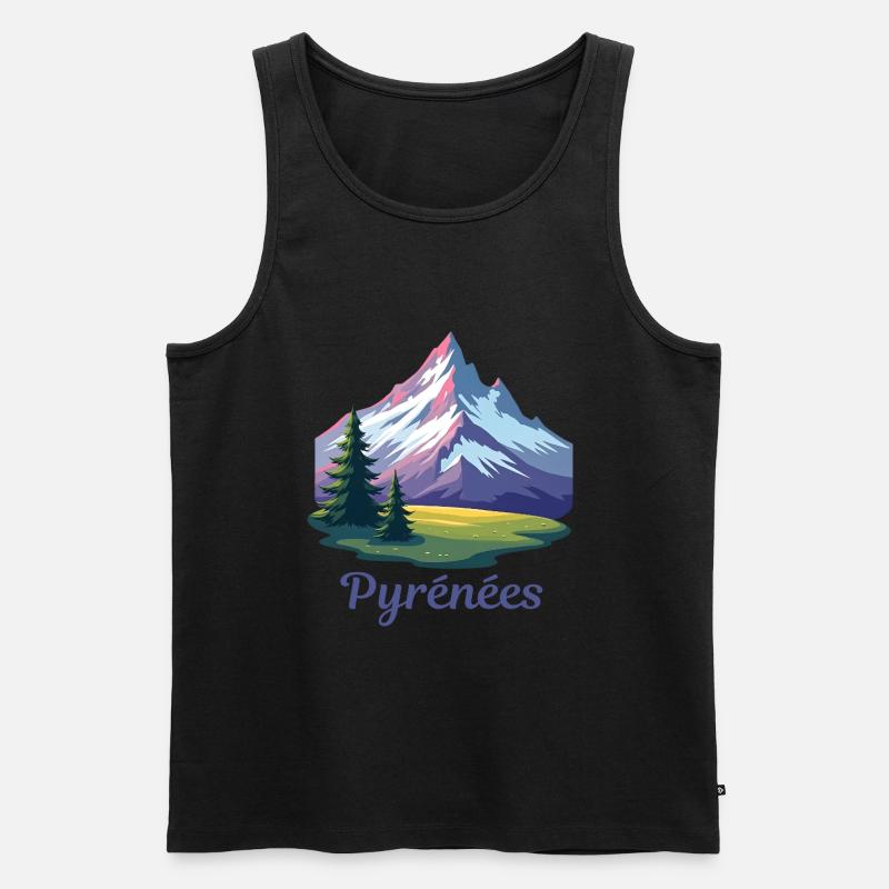 Pyrenaeen Pyrenees - Männer Premium Bio Tank Top - Schwarz