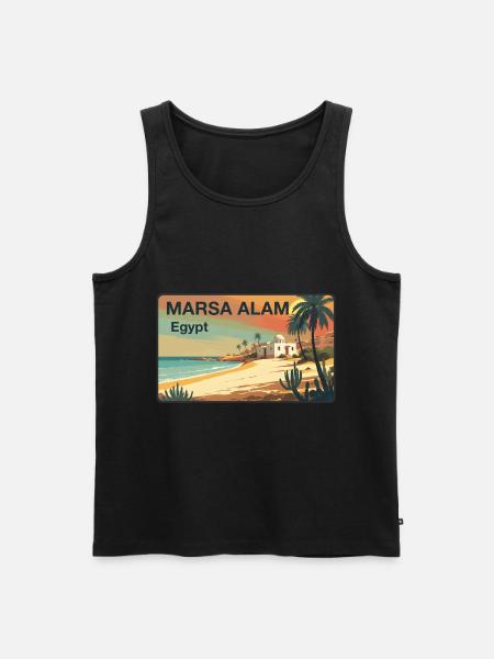 Marsa Alam - Débardeur bio Premium Homme - noir