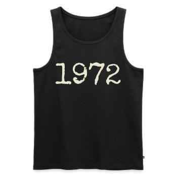 Geburtstagsgeschenk 1972 – Großartig seit 1972 - Männer Premium Bio Tank Top - Schwarz - Vorne - AI Model Male 178 light (178cm)