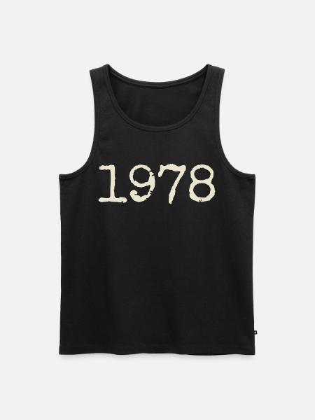 1978 Birthday Gift - Awesome since 1978 - Men's Premium Organic Tank Top - black
