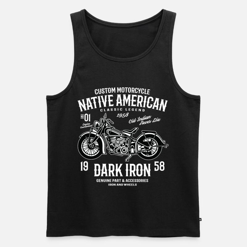 Dark Iron 2 - Männer Premium Bio Tank Top - Schwarz