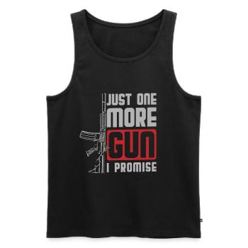 Waffen Freiheit - Männer Premium Bio Tank Top - Schwarz - Vorne - AI Model Male 178 light (178cm)