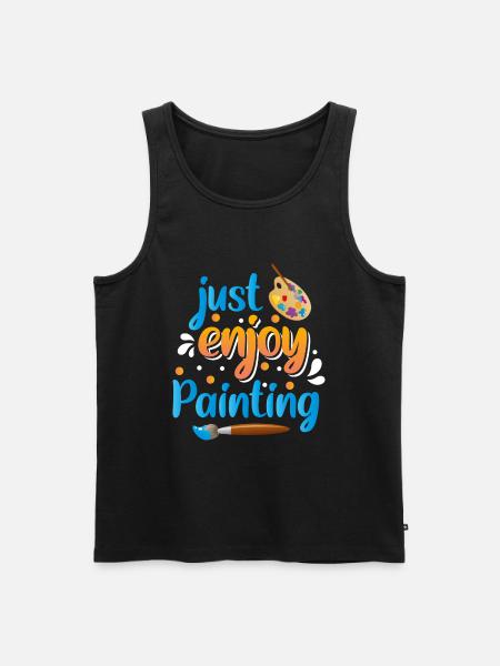 Painter Artist Training - Men's Premium Organic Tank Top - black