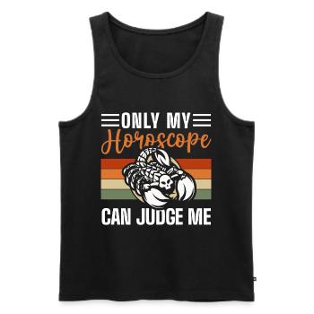 Horoskop Geburtstag Sterne Element - Männer Premium Bio Tank Top - Schwarz - Vorne - Michal (187cm)