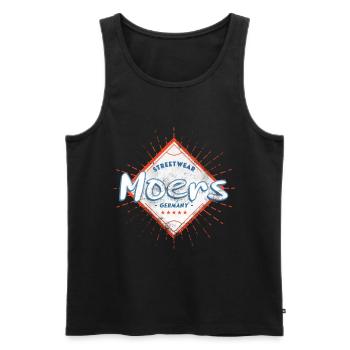 Moers Deutschland Stadt Skyline Heimat Liebe - Männer Premium Bio Tank Top - Schwarz - Vorne - Michal (187cm)