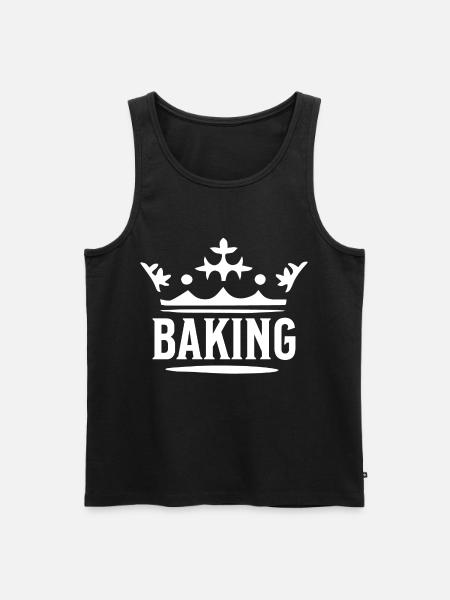 Bake - Men's Premium Organic Tank Top - black