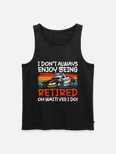 Police Crime Inspector - Men's Premium Organic Tank Top - black