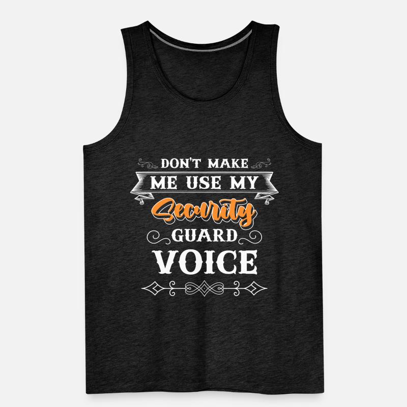 Security Security Night Shift Work Men's Premium Organic Tank Top