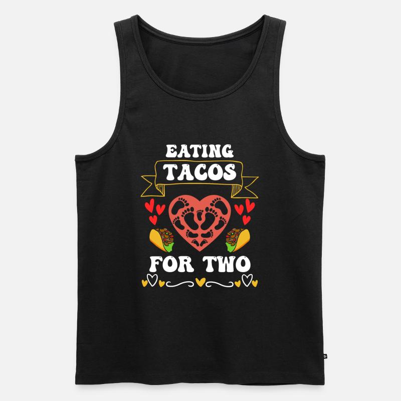 Babybauch Mutter Werdende Mutter Babysprüche - Männer Premium Bio Tank Top - Schwarz
