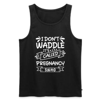 Pregnancy Dear Mom - Men's Premium Organic Tank Top - black - Front - Michal (187cm)