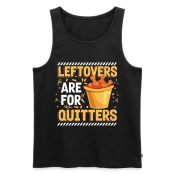 Food Restaurant Meal Drinks - Men's Premium Organic Tank Top - black - Front - AI Model Male 178 light (178cm)