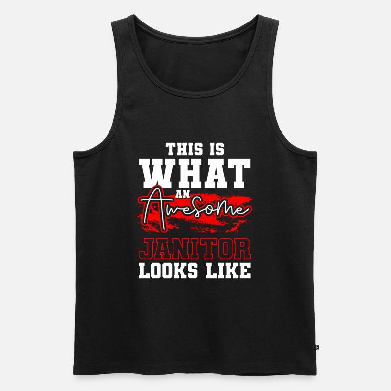 Handwerker Beruf - Männer Premium Bio Tank Top - Schwarz