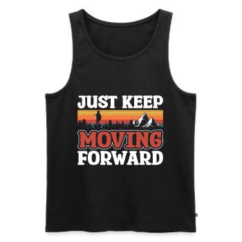 Scooter Segway Tour Balance Activities - Men's Premium Organic Tank Top - black - Front - Michal (187cm)