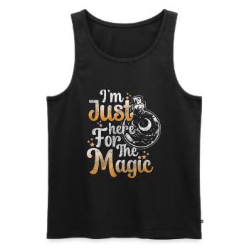 Chemistry Herbs Sign Witchcraft - Men's Premium Organic Tank Top - black - Front - AI Model Male 178 light (178cm)