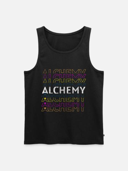 Alchemy Healing Magic Chemist - Men's Premium Organic Tank Top - black