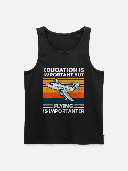 Pilot Work Pilots Gliders - Men's Premium Organic Tank Top - black