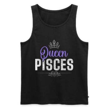 Tierkreiszeichen Neptun Sternbild - Männer Premium Bio Tank Top - Schwarz - Vorne - Michal (187cm)