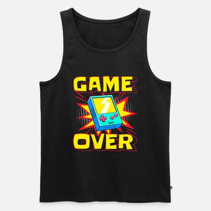 Comicstyle Style Pow! - Männer Premium Bio Tank Top - Schwarz