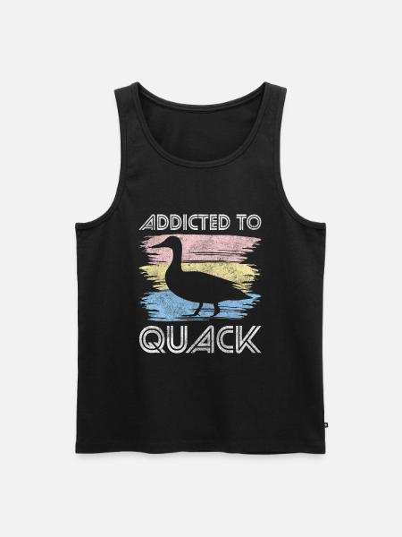 Ducks, Rubber Ducks, Waterfowl - Men's Premium Organic Tank Top - black